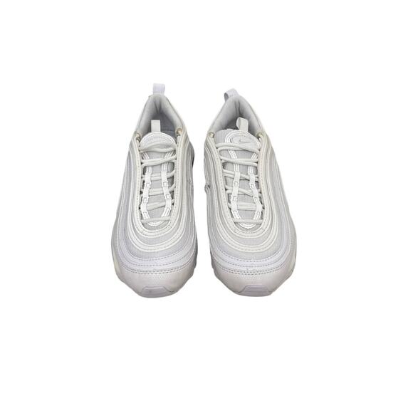 Nike Shoes Air Max 97 White Pure Platinum Sneakers Size Women's 6 | Youth 4.5 - Picture 2 of 5